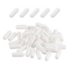 DMiotech 100 Pack 1/8" ID White Screw Thread Protectors Rubber