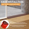 Threshold Floor Transition Strip 3.3ft, Double Sided Self-Adhesive PVC Floor