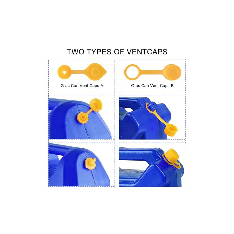 6 Kits 49pcs Can Spout Replacement Kit,Can Nozzle Replacement Kit