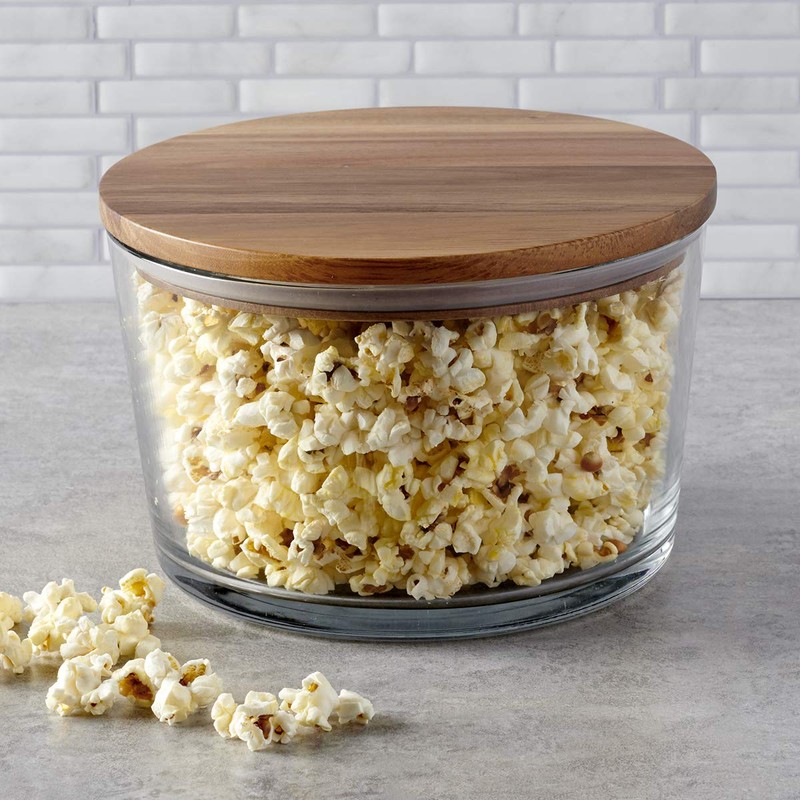 Anchor Hocking Glass Trifle Bowl with Lid, 104 oz Glass