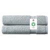 Delara Organic Cotton Luxuriously Plush Hand Towel Pack of 2