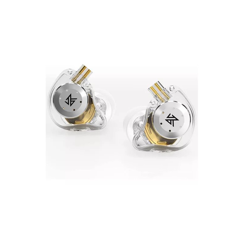 KZ Audífonos in-ear KZ EDX Pro sin micrófono cristal transparente