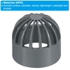 PATIKIL 40mm ID Atrium Drain Grate Cover, 2 Pack Round