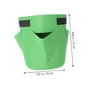 CAXUSD 1pc Felt Planting Bag Hanging Strawberry Grow Bag for