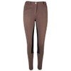 PFIFF Women's Pfiff Vollbesatzreithose, Blau-schwarz 128, Brown (Brown/Black), 128 (EU)