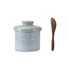 Butter Crock, Ceramic Butter Crock with Lid, Butter Dish with