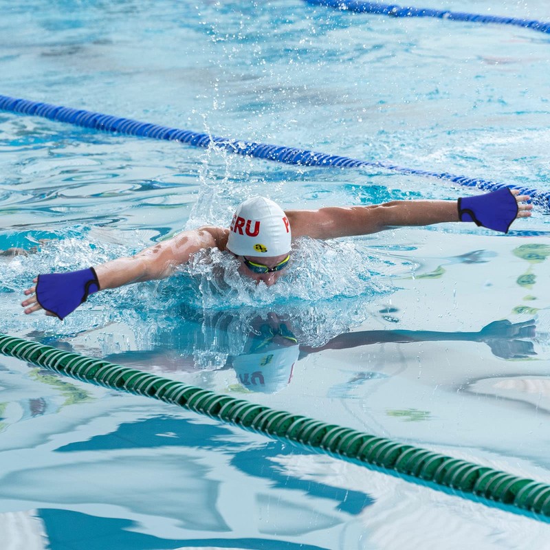 PATIKIL Webbed Swim Gloves, 2 Pairs Unisex Swimming Resistance Gloves