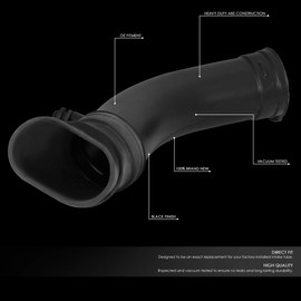 Auto Dynasty OE Style Tube D Engine Air Intake Duct Resonator Pipe Compatible with 06-11 Honda Civic Si