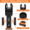 24Pcs Extra Long Oscillating Saw Blade Set Universal Bimetal Oscillating