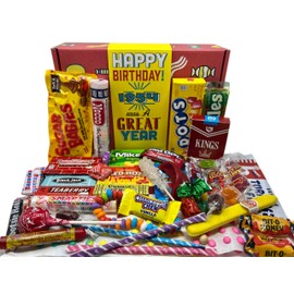 RETRO CANDY YUM ~ 1954 71st Birthday Gift Box Nostalgic Candy Assortment from Childhood for 71 Year Old Man or Woman Born 1954 Jr