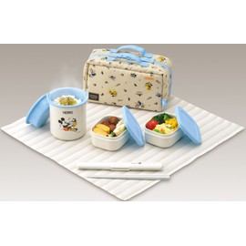 THERMOS 保温弁当箱 ミッキー 約0.6合 ライトブルー DBQ-251DS LB