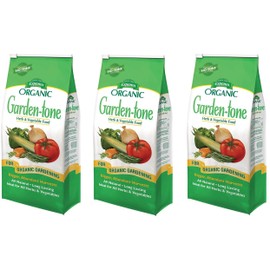 Espoma Garden-Tone Plant Food, Natural & Organic Fertilizer for an Abundant Harvest, 4 lb, Pack of 3