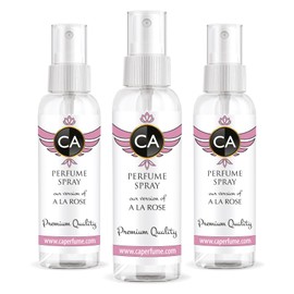 CA Perfume Impression of A La Rose For Women Fragrance Eau de Parfum Spray Refillable Bottle 2 Fl Oz/60ml-X3