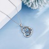 AXOMY Turtle Necklace 925 Sterling Silver Sea Turtle Pendant Necklaces