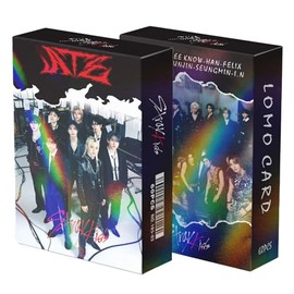 KPOPBP Tarjeta fotográfica láser, 60 unidades, álbum ATE, tarjetas LOMO, tarjeta fotográfica Kpop JJAM, regalo para fans e hija