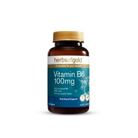 Herbs of Gold Vitamin B6 100mg 60tabs