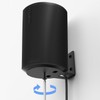Monzlteck Wall Mount for sonos era100 (Black)-2Pack