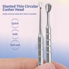 Wjelet 2 in 1 Manicure Cuticle Pusher Ring Design Suitable