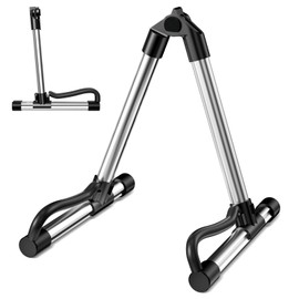 Ceisazira Guitar Stand, A-Frame Aluminium Alloy Guitar Stand, Universal Portable Guitar Holder for Mandolin, Ukulele, Acoustic Guitar, Electric Guitar, Bass Guitar
