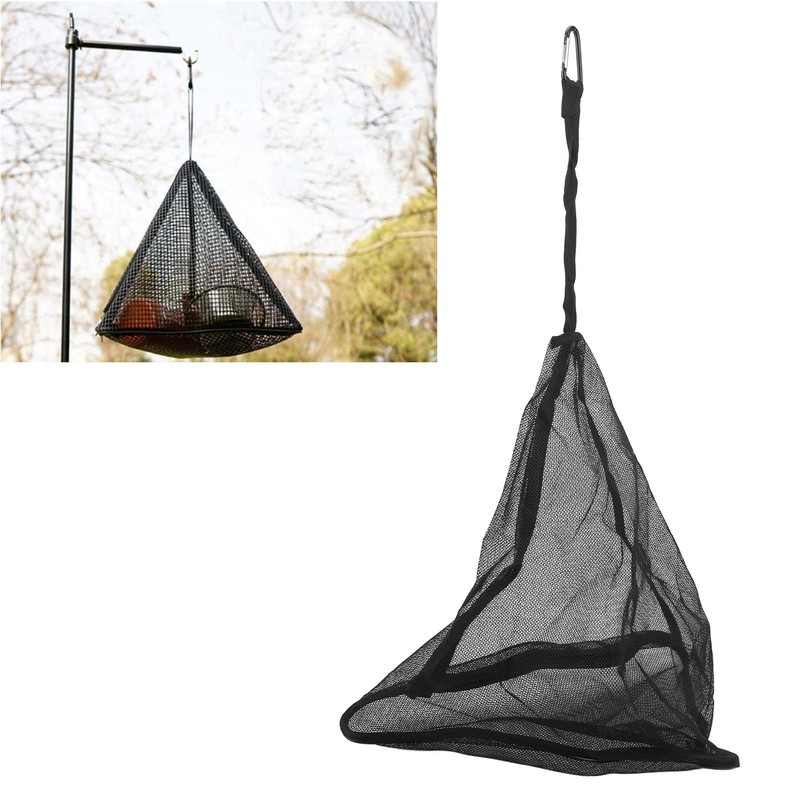 Camping Dry Net Outdoor Hanging Triangular Storage Net Mesh Organizer