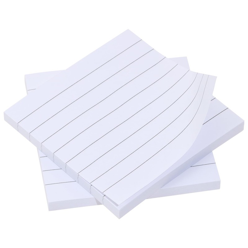 Mini Skater 2 Pack Sticky Notes with Line 7.5x7.5cm Self-Stick