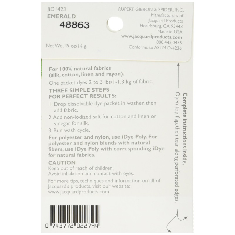iDye Fabric Dye: Emerald