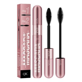 Double effect eye black 4D anti sweat thick fiber long curl natural fiber eye black