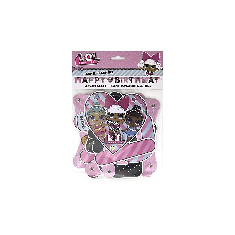 Birthday Jointed Banner - 5.5' | LOL Surprise | 1