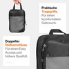 TRAVELY Packing Cubes Compression - 5-teiliges Set inkl. Schuhtasche &