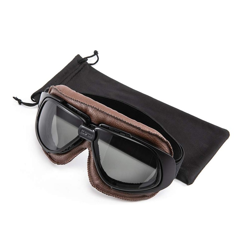 evomosa Motorcycle Goggles Windproof Eye Protection for Motocross Cruiser Scooter