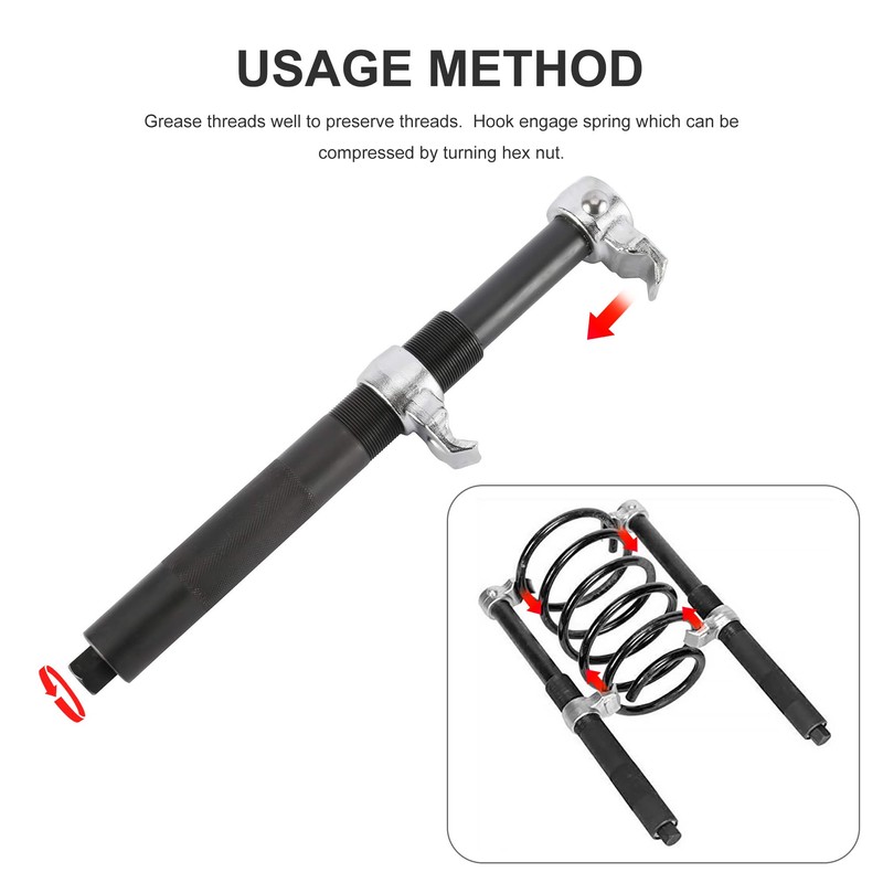 WINMAX TOOLS AUTOMOTIVE Heavy Duty 280mm Hook Coil Spring Compressor/Jaws