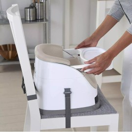 Ingenuity Silla Periquera Booster Ingenuity Baby Base 2 En 1 Color Caqui