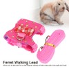 Hamster Harness, Adjustable Walking Vest Set Lead Leash Walking Harness