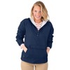 Charles River Apparel Classic Windbreaker Pullover Hooded Jacket, Navy, S