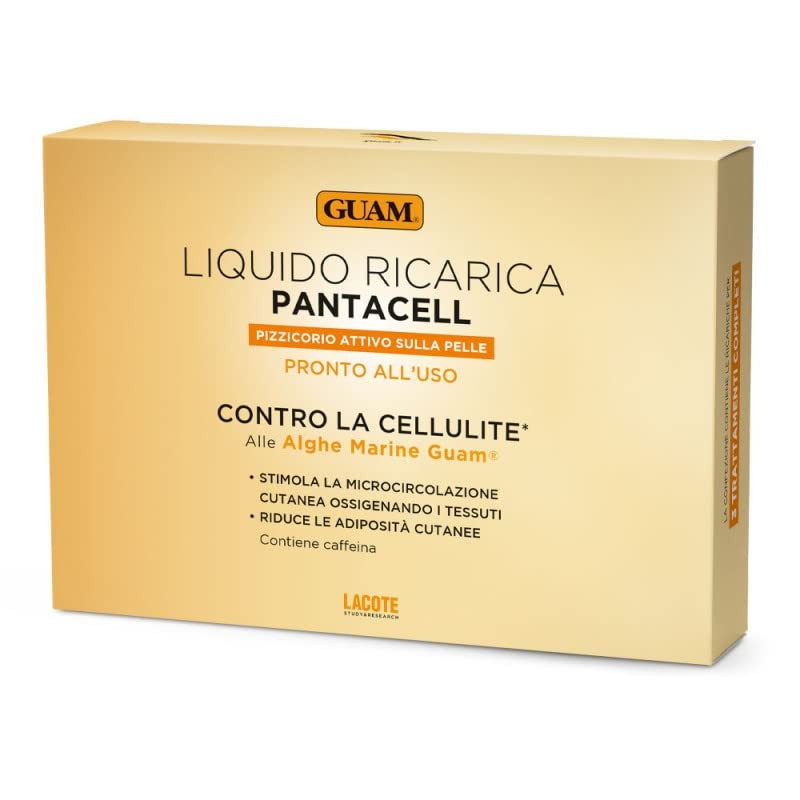 Guam Pantacell Liquid Refill Bag Anti-Cellulite Intensive Against Seaalgae, Dead