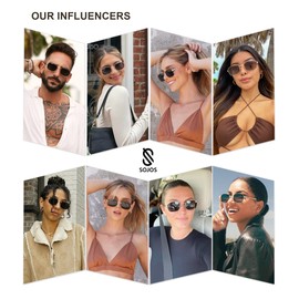 SOJOS Retro Rectangle Polarized Sunglasses for Women and Men,Vintage Narrow Square Womens Shades SJ1177 Gold Brown Grading