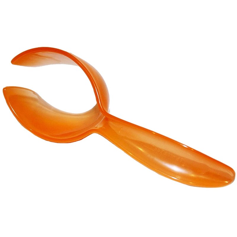 Tupperware Egg Scoop Lifter Kitchen Gadget Sheer Orange