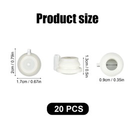 20pcs Windshield Wiper Linkage Arm Bushing Cap Clip Nut Grommet, Universal Windshield Wiper Arm Repair Kit for Plymouth Replaces 3799089 03431634 49440