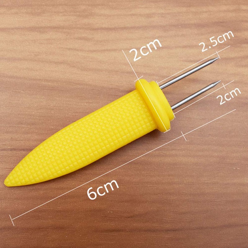 GBSTORE 10 Pcs Corn Holders Stainless Steel Corn on The