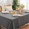Simple&Opulence 140 x 140 cm Rectangular Tablecloth, 280 GSM Cotton