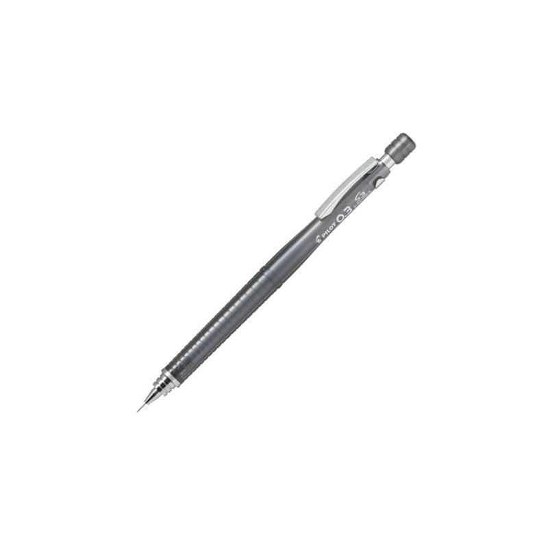 Pilot S3 Mechanical Pencil, S3, 0.3, Transparent Black, 10 Pens