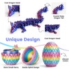 BYYNNE 4PCS 3D Printed Dragon Eggs with Dragon Inside, Articulated