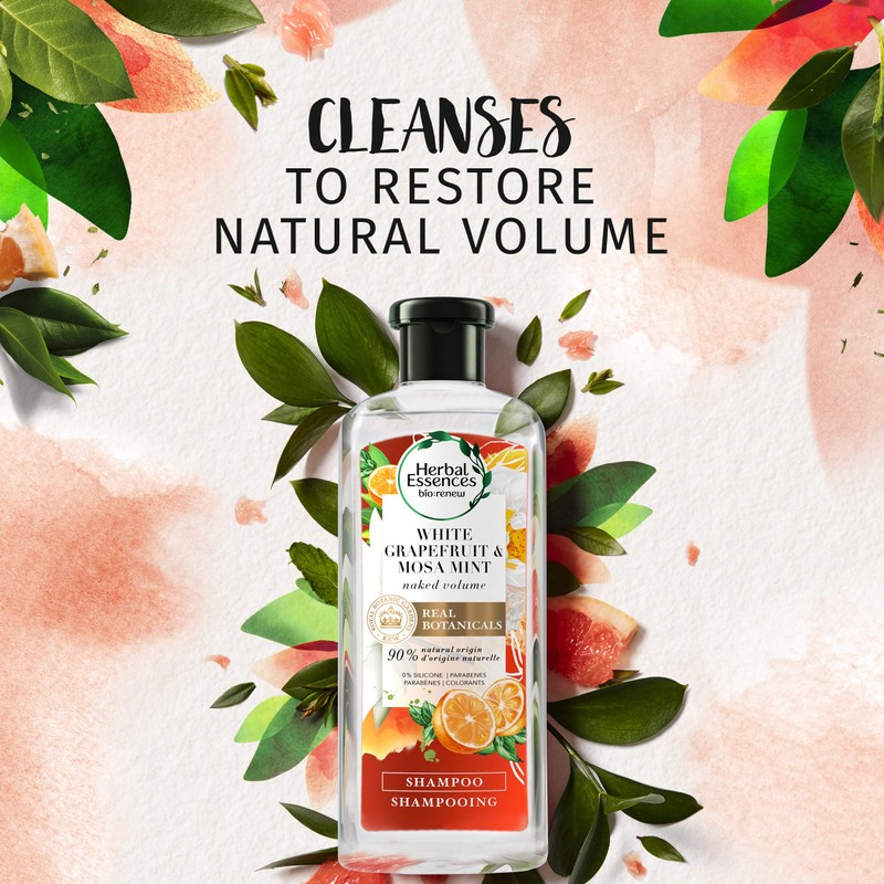Herbal Essences bio:renew White Grapefruit & Mosa Mint Naked Volume