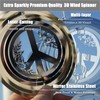 Leafcraft 12Pcs Bird Scare Discs Set Reflective 3D Stainless Steel