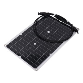 Flexible Solar Panel, 20W Portable Solar Panel with Overload Guard Function, Monocrystalline Silicon Solar Charger for Automatic Door Camping RV Off Grid