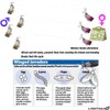LIGHTSMAX 6 PACK STICKY MOTH TRAP ECO FRIENDLY FOR CLOTHES