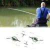 Lwuey Carp Fishing Feeder, Inline Method Feeders Rig Feeder Basket