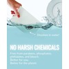 WEIGHTLESS Dishwasher Detergent Sheets - Enzyme-Powered Formula Cuts Grease &