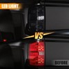 MAYELLO Smoked Black Halogen Tail Lights for 2014-2019 Chevy Silverado