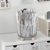 1 pcs 360 Degree Rotating Desk Organizer,Acrylic Pen Organizer with